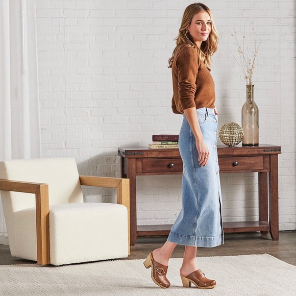 NIB Rockport Leather Vivianne Mules/ Clogs Size 7.5M - Picture 2 of 7